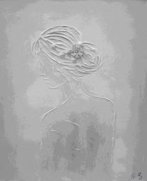 [PXYW701] Oil On Canvas Lady In White 800X1000mm