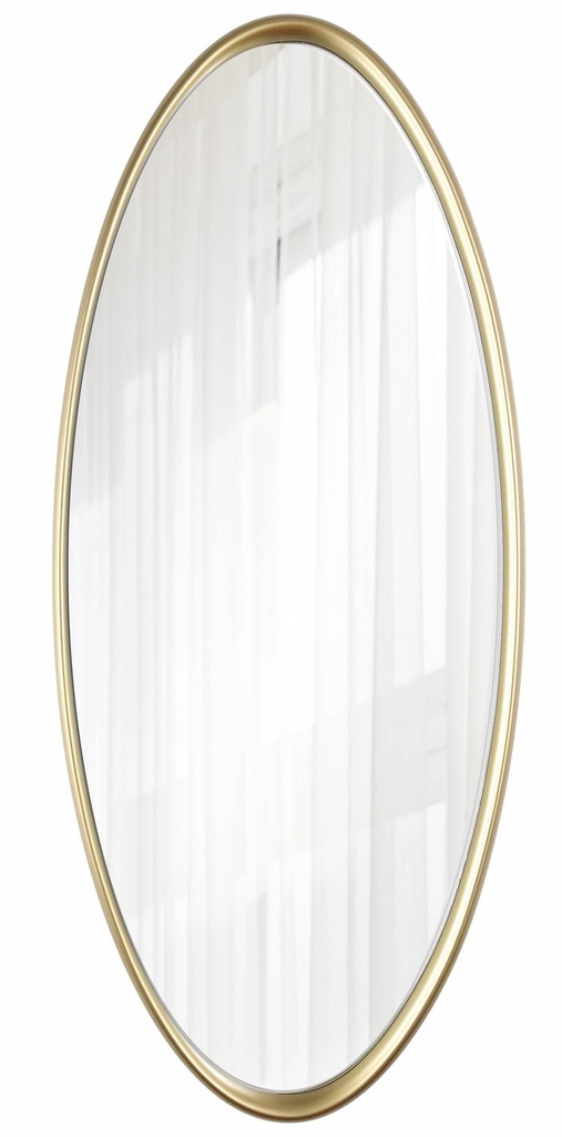 [TS096] MIRROR OVAL 970X230 GOLD