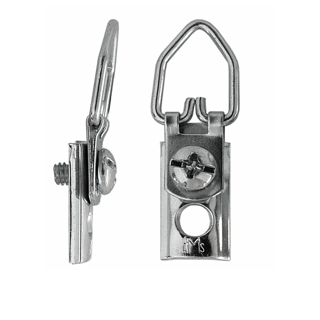 [AC490014] HANGER SWING AMS 15x43MM 100 PACK SILVER