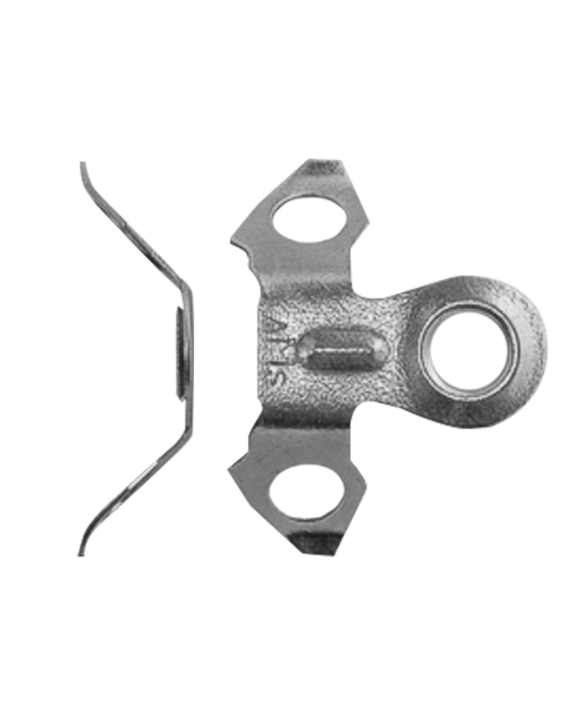 [AC490015] HANGER ALUMINIUM SNAP 200 PACK SILVER 