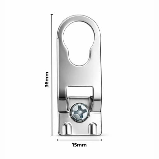 [AC490019] Hanger Aluminium Euro 15X36mm 100 Pack
