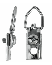 [AC490013] Hanger Aluminium Swing 15X43mm 10 Pack Silver