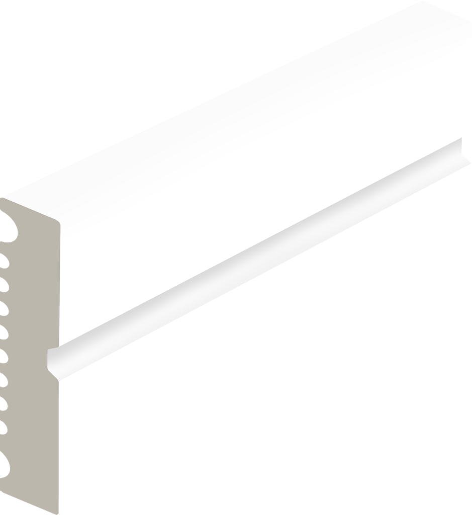 [3043W] HDPS ARCHITAVE H 60 X W 12 X L 2450MM WHITE 