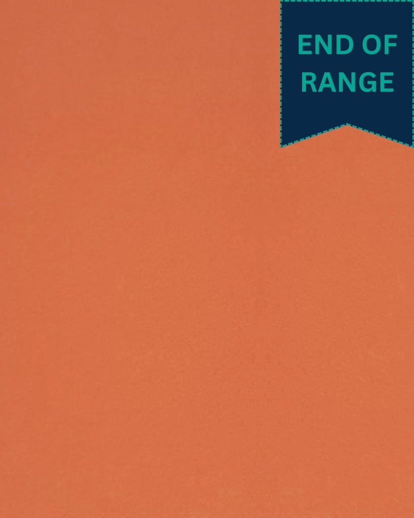 [BC152] MOUNT BOARD BERKSHIRE 813X1100MM TANGERINE