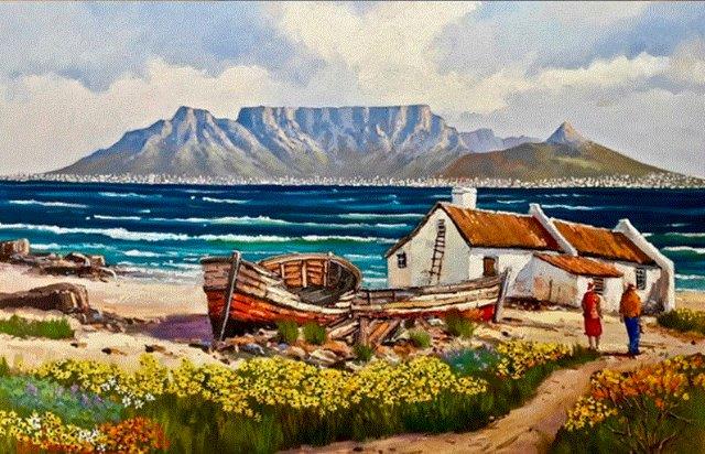 [DE312] PRINT FISHERMANS DREAM 1200X800MM