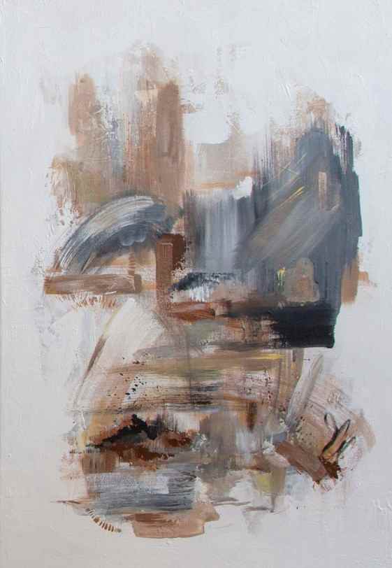 [PXM089] PXM089 - CONTEMPORARY ABSTRACT PAITING ON ART (600X900MM)