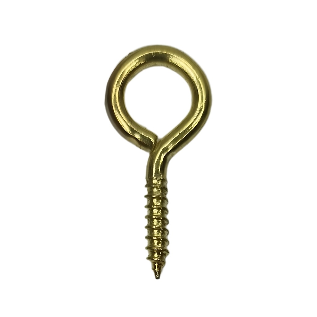 [AC403701] SCREW EYES 2X26MM 100 PACK GOLD 
