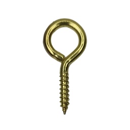 [AC403701] Screw Eyes 2X26mm 100 Pack Gold