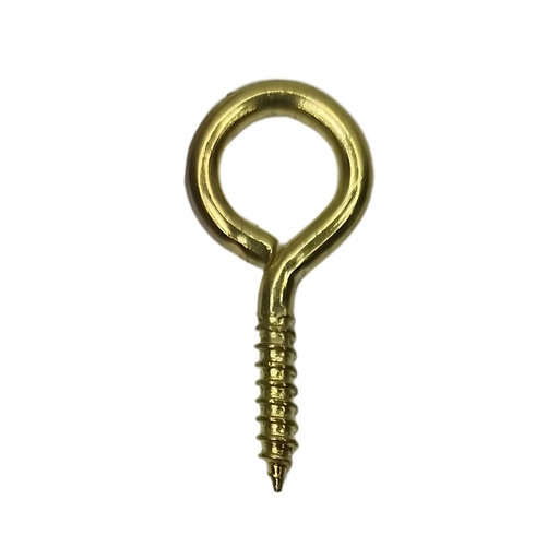 [AC403701] Screw Eyes 2X26mm 100 Pack Gold