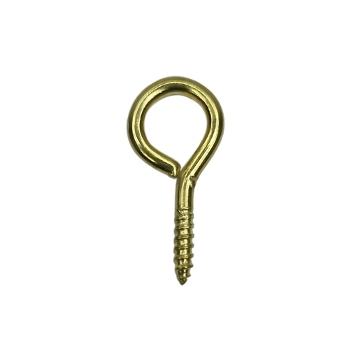 [AC403700] Screw Eyes 2X23mm 100 Pack Gold