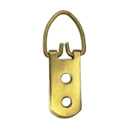 [AC403693] Hanger 2 Hole Strap 22X56mm 100 Pack Gold