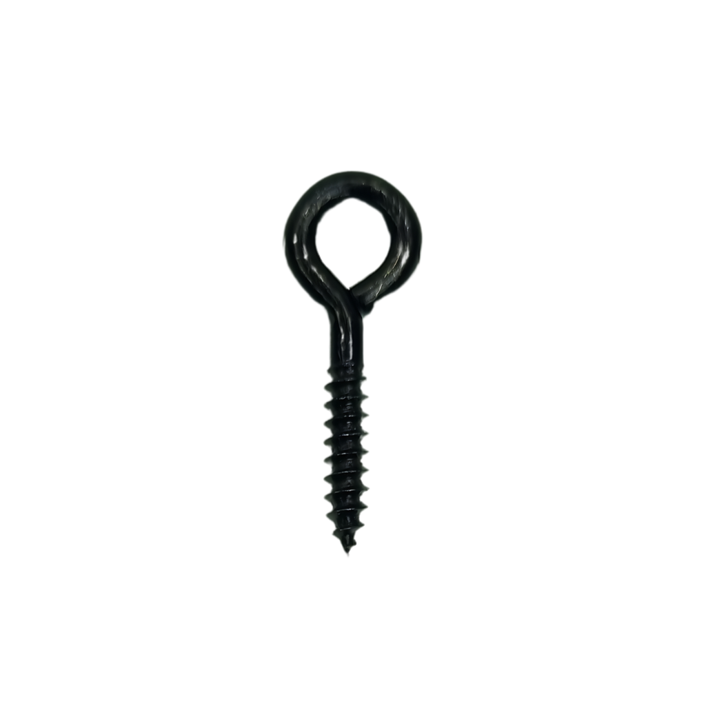 [AC403601] SCREW EYES 2X21MM 100 PACK BLACK 