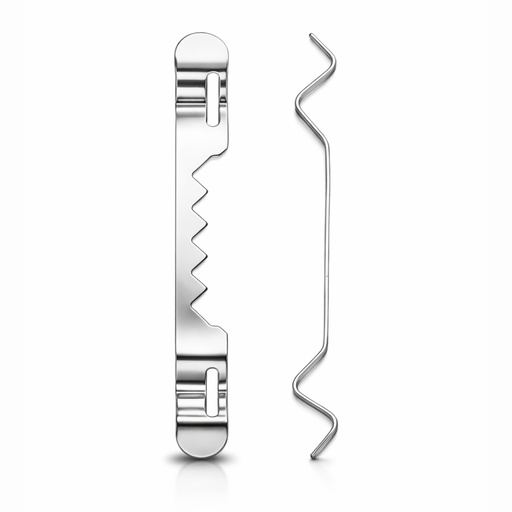 [AC490020] Hanger Aluminium Sawtooth 100 Pack Silver